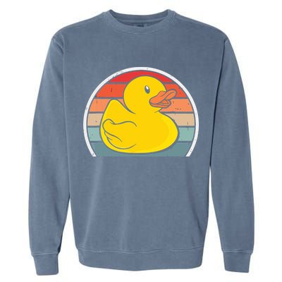 Rubber Duck Vintage Rubber Duckie Retro Garment-Dyed Sweatshirt