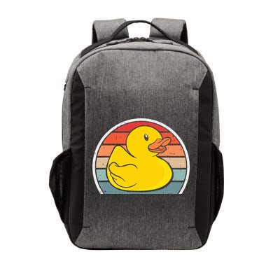 Rubber Duck Vintage Rubber Duckie Retro Vector Backpack