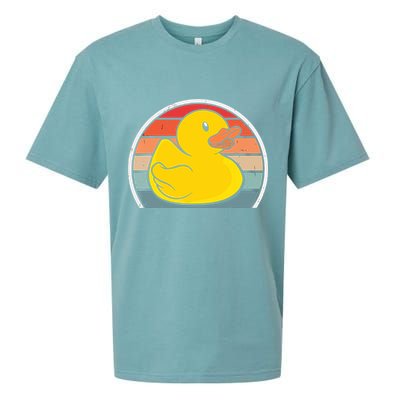 Rubber Duck Vintage Rubber Duckie Retro Sueded Cloud Jersey T-Shirt