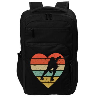 Roller Derby Vintage Design Retro Skater Player Heart Sport Gift Impact Tech Backpack