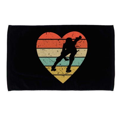 Roller Derby Vintage Design Retro Skater Player Heart Sport Gift Microfiber Hand Towel