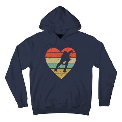 Roller Derby Vintage Design Retro Skater Player Heart Sport Gift Tall Hoodie