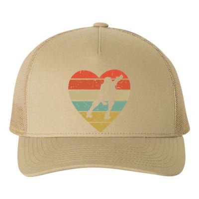 Roller Derby Vintage Design Retro Skater Player Heart Sport Gift Yupoong Adult 5-Panel Trucker Hat