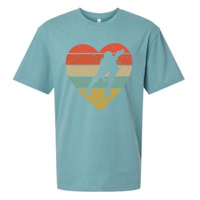 Roller Derby Vintage Design Retro Skater Player Heart Sport Gift Sueded Cloud Jersey T-Shirt