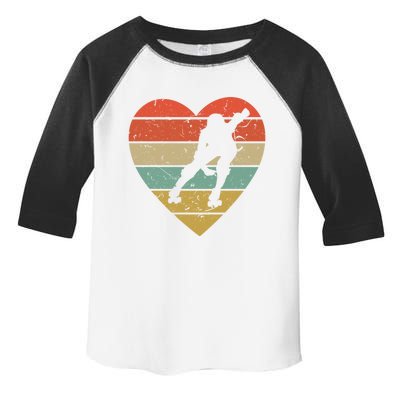 Roller Derby Vintage Design Retro Skater Player Heart Sport Gift Toddler Fine Jersey T-Shirt