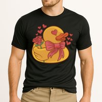 Rubber Duck Valentines Day Rose Cute Performance Shirt
