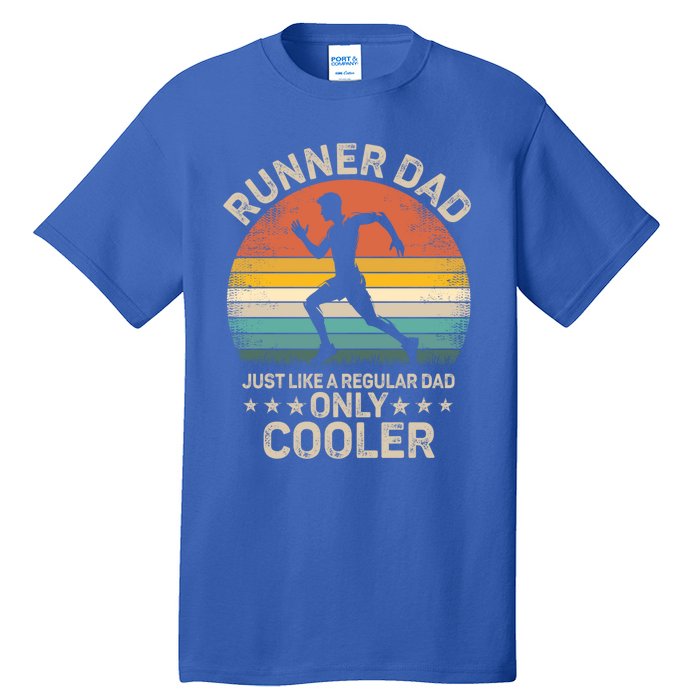 Runner Dad Vintage Funny Marathon Running Father’S Day Gift Tall T-Shirt