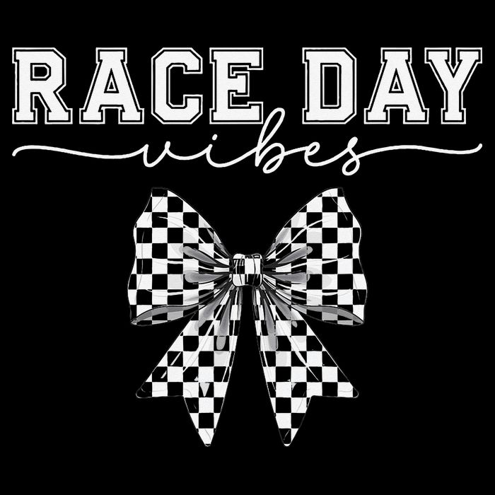 Race Day Vibes Checkered Coquette Bow Car Racing Race Day Visor