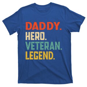 Retro Daddy Veteran Legend Gift T-Shirt