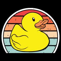 Rubber Duck Vintage Rubber Duckie Retro Performance Shirt