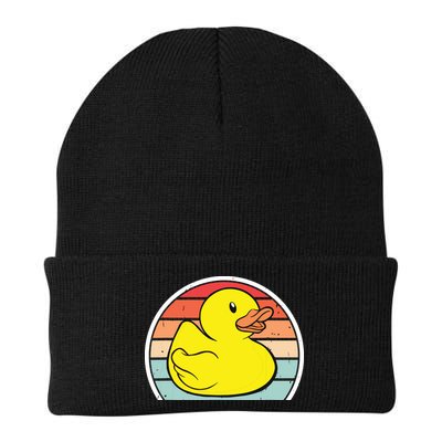 Rubber Duck Vintage Rubber Duckie Retro Beanie