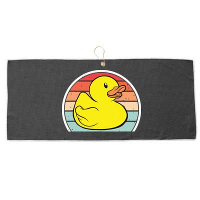Rubber Duck Vintage Rubber Duckie Retro Large Microfiber Waffle Golf Towel