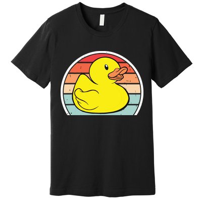 Rubber Duck Vintage Rubber Duckie Retro Premium T-Shirt