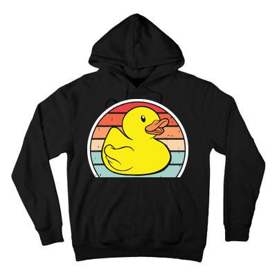 Rubber Duck Vintage Rubber Duckie Retro Tall Hoodie