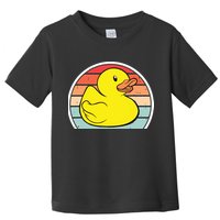 Rubber Duck Vintage Rubber Duckie Retro Toddler T-Shirt
