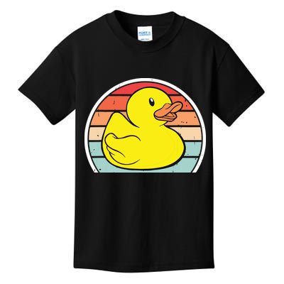 Rubber Duck Vintage Rubber Duckie Retro Kids T-Shirt