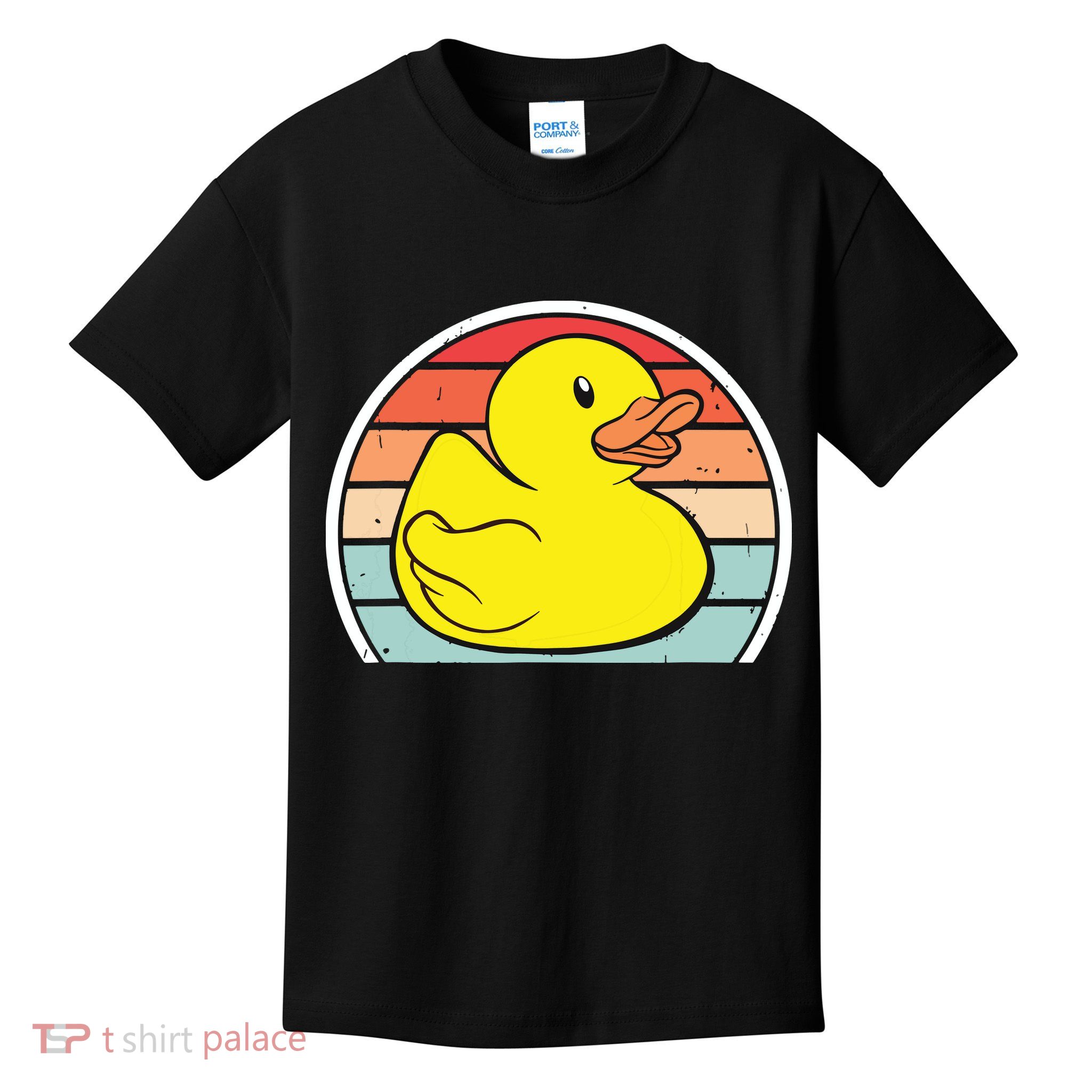 Rubber Duck Vintage Rubber Duckie Retro Kids T-Shirt