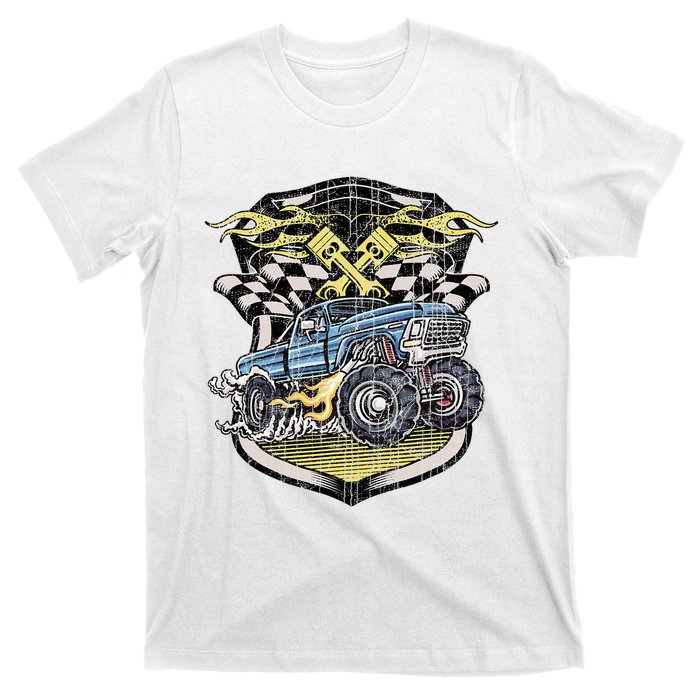 Retro Distressed Vintage Monster Truck T-Shirt