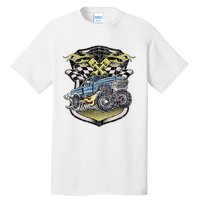 Retro Distressed Vintage Monster Truck Tall T-Shirt