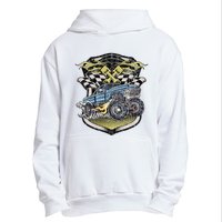 Retro Distressed Vintage Monster Truck Urban Pullover Hoodie