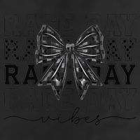 Race Day Vibes Checkered Coquette Bow Car Racing Race Day 25L Jumbo Tote
