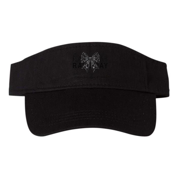 Race Day Vibes Checkered Coquette Bow Car Racing Race Day Visor