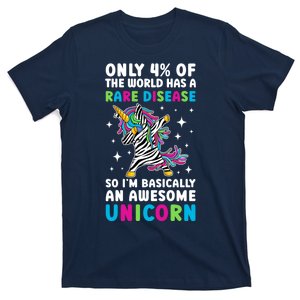 Rare Disease Warrior Unicorn Rare Disease Awareness T-Shirt