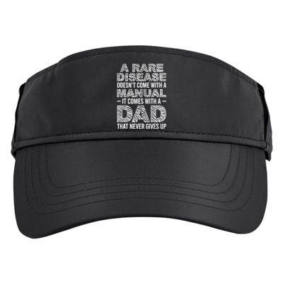 Rare Disease Warrior Dad Rare Disease Awareness Father Adult Drive Performance Visor