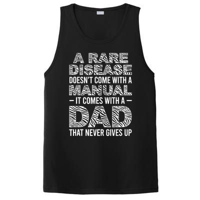 Rare Disease Warrior Dad Rare Disease Awareness Father PosiCharge Competitor Tank