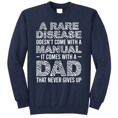 Rare Disease Warrior Dad Rare Disease Awareness Father Sweatshirt