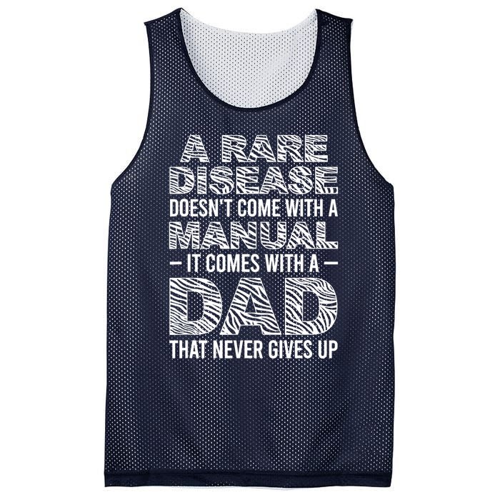 Rare Disease Warrior Dad Rare Disease Awareness Father Mesh Reversible Basketball Jersey Tank