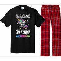 Rare Disease Warrior Unicorn Rare Disease Awareness Pajama Set