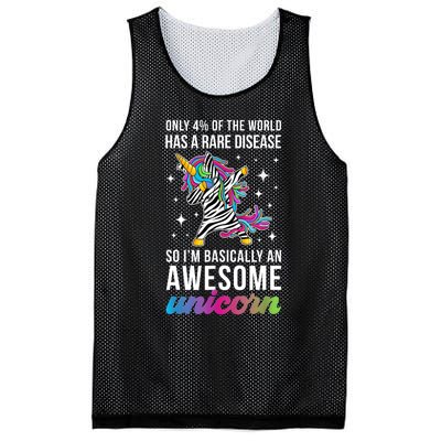 Rare Disease Warrior Unicorn Rare Disease Awareness Mesh Reversible Basketball Jersey Tank