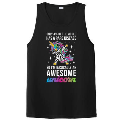 Rare Disease Warrior Unicorn Rare Disease Awareness PosiCharge Competitor Tank