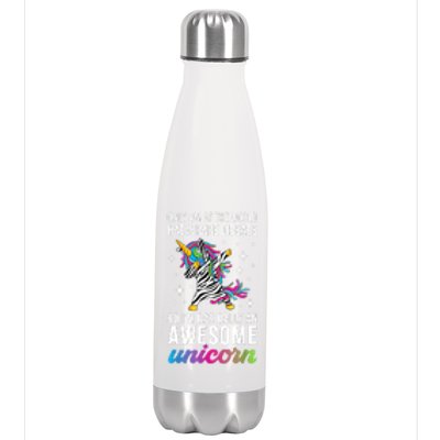 Rare Disease Warrior Unicorn Rare Disease Awareness Stainless Steel Insulated Water Bottle