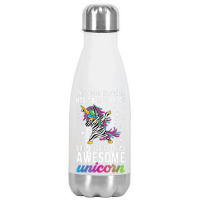 Rare Disease Warrior Unicorn Rare Disease Awareness Stainless Steel Insulated Water Bottle