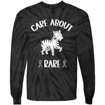 Rare Disease Warrior Care About Rare Tie-Dye Long Sleeve Shirt