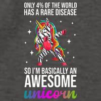 Rare Disease Warrior Unicorn Awareness Vector Backpack