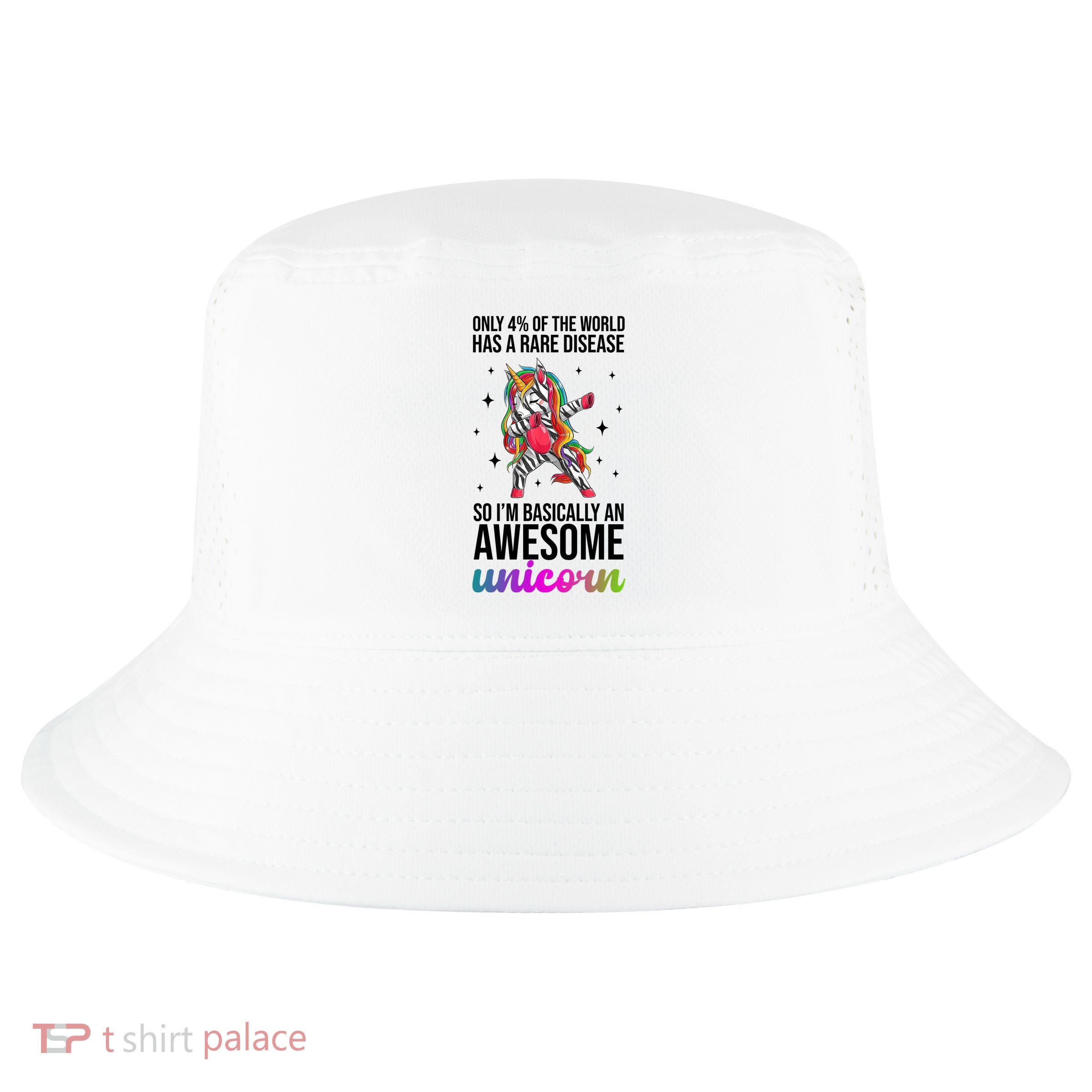 Rare Disease Warrior Unicorn Awareness Cool Comfort Performance Bucket Hat
