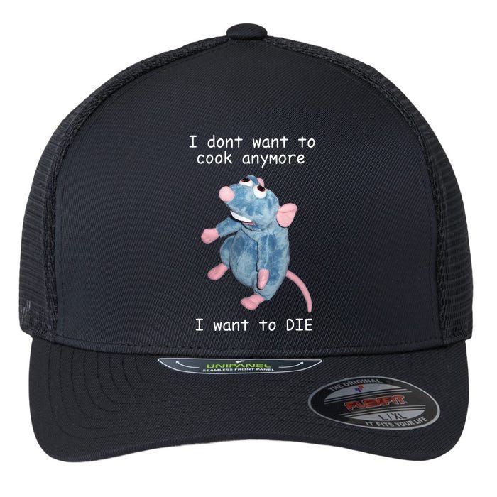 Remy DoesnT Want To Cook Anymore Flexfit Unipanel Trucker Cap