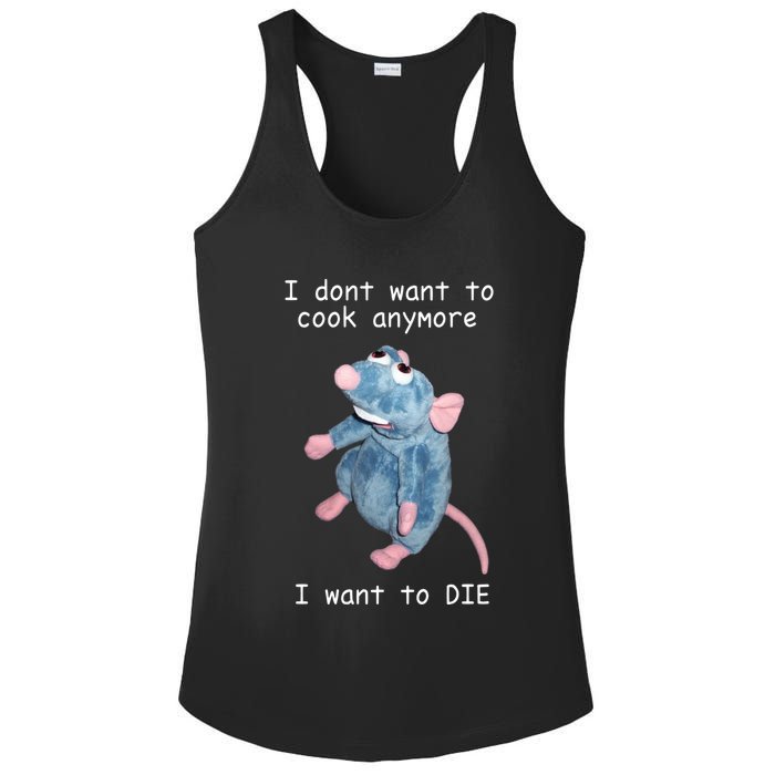Remy DoesnT Want To Cook Anymore Ladies PosiCharge Competitor Racerback Tank