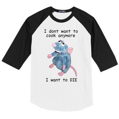 Remy DoesnT Want To Cook Anymore Baseball Sleeve Shirt