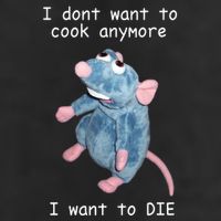 Remy DoesnT Want To Cook Anymore Microfiber Hand Towel