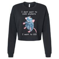 Remy DoesnT Want To Cook Anymore Cropped Pullover Crew