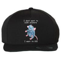 Remy DoesnT Want To Cook Anymore Wool Snapback Cap