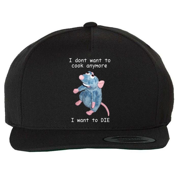 Remy DoesnT Want To Cook Anymore Wool Snapback Cap