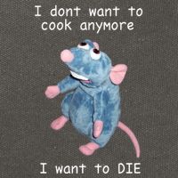 Remy DoesnT Want To Cook Anymore Cotton Canvas Backpack