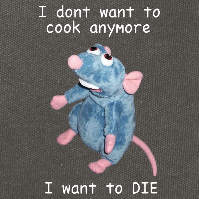 Remy DoesnT Want To Cook Anymore Cotton Canvas Backpack