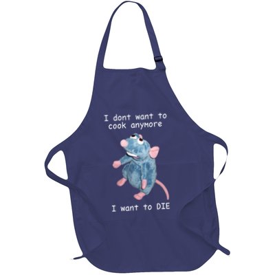 Remy DoesnT Want To Cook Anymore Full-Length Apron With Pockets
