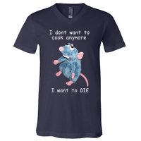 Remy DoesnT Want To Cook Anymore V-Neck T-Shirt